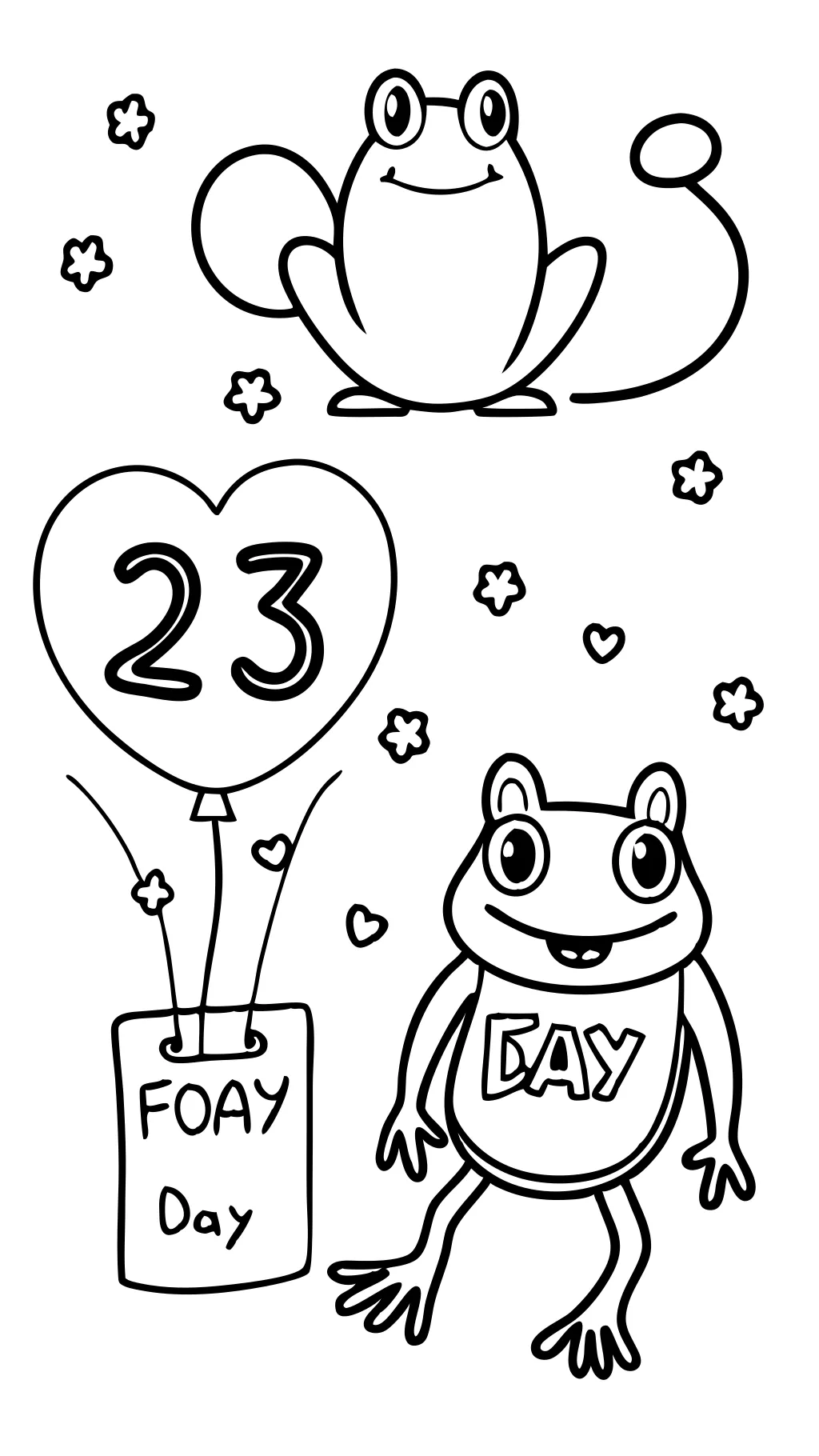 leap day coloring pages